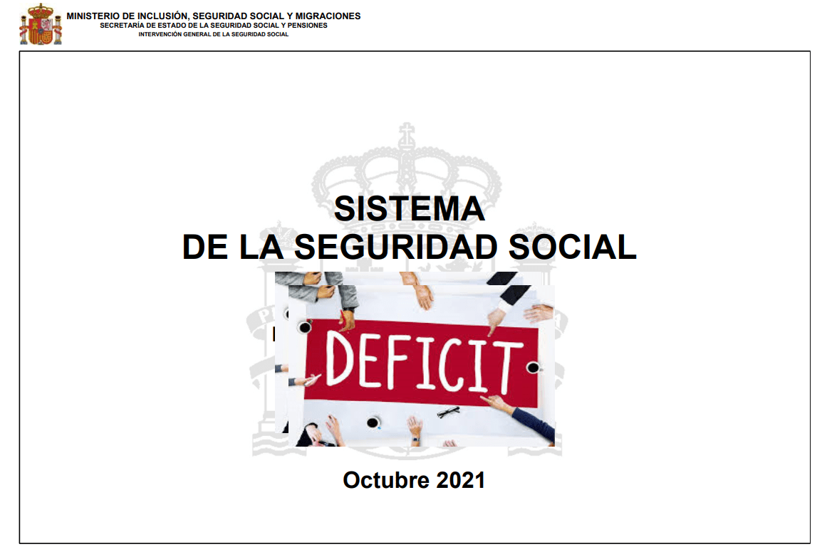 La Seguridad Social eleva un 7% su déficit hasta octubre - Laboral ...
