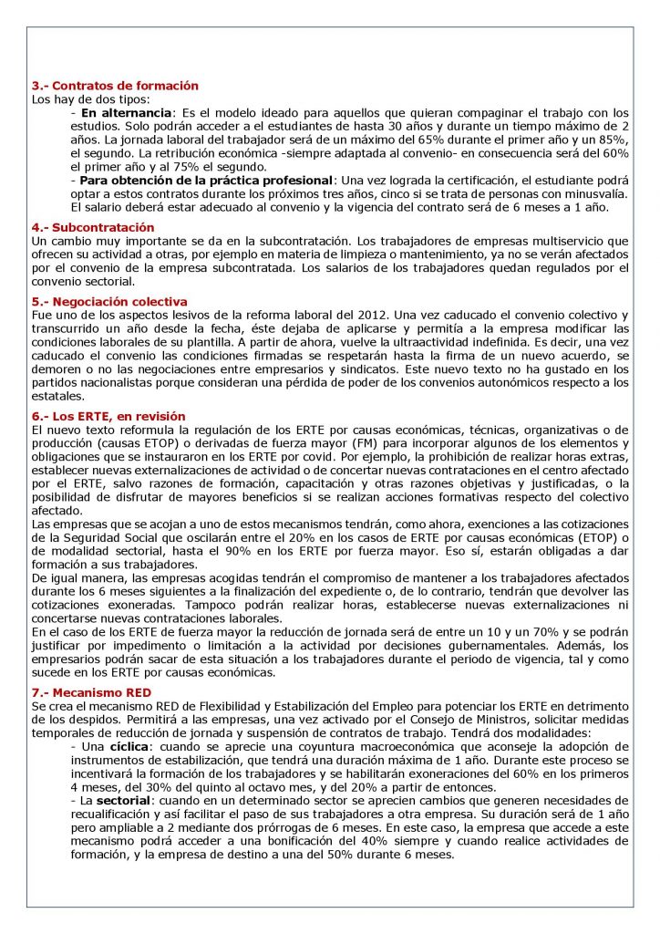 LOS CAMBIOS DE LA REFORMA LABORAL PARA LOS CIUDADANOS “DE A PIÉ ...