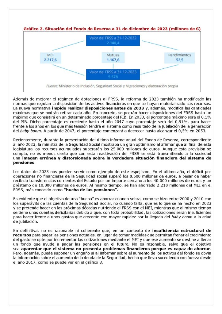 EL FONDO DE RESERVA DE LA SEGURIDAD SOCIAL (“LA HUCHA DE LAS PENSIONES ...