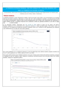 POR DEBAJO DEL 10 LA POBREZA EXTREMA MUNDIAL CAE % PERO LA POBREZA EN ESPAÑA AUMENTAPRIMERA VEZ