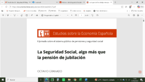 La Seguridad Social, algo más que la pensión de jubilación